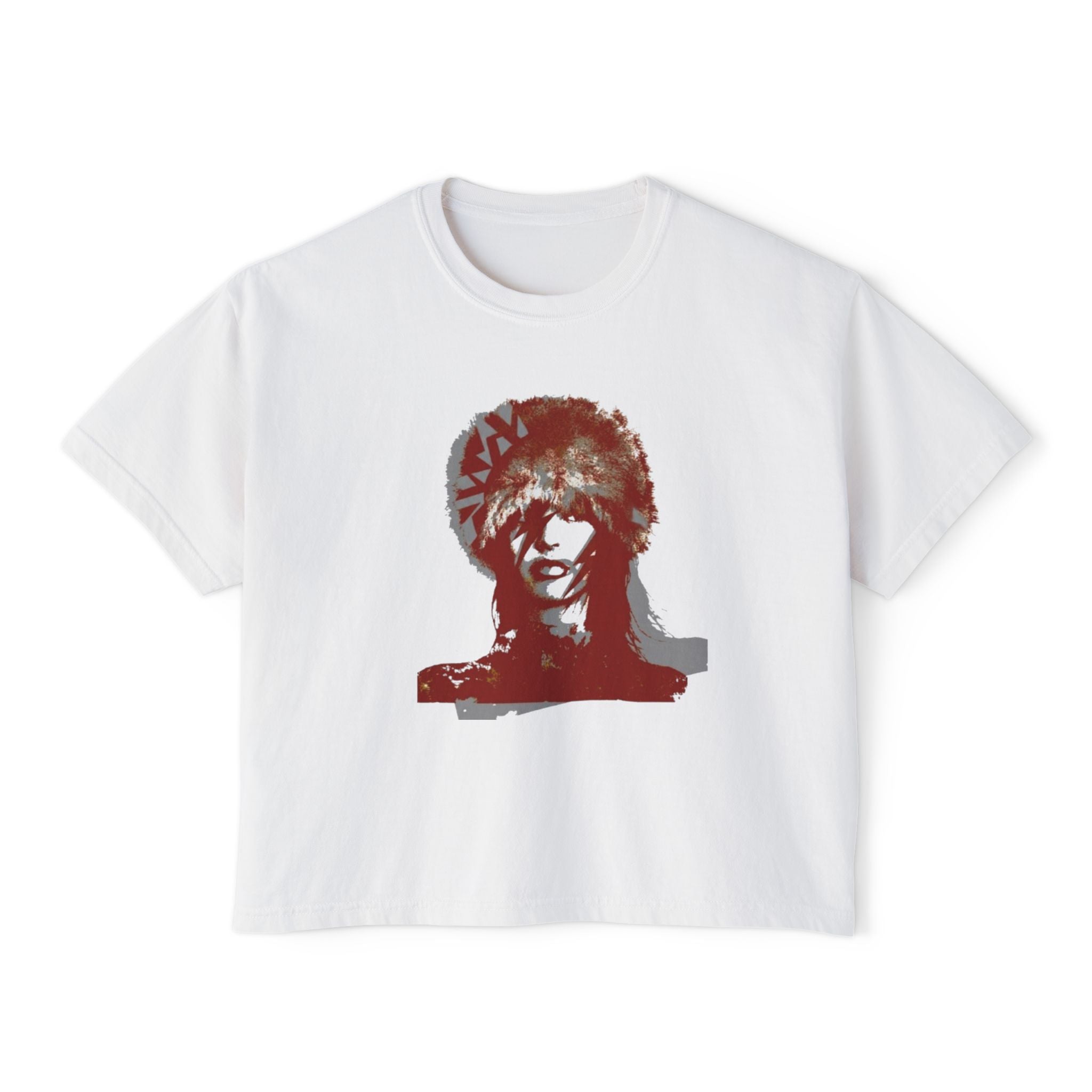Unisex Grunge Wolf Mask Portrait Tee | Star Cross Back Print