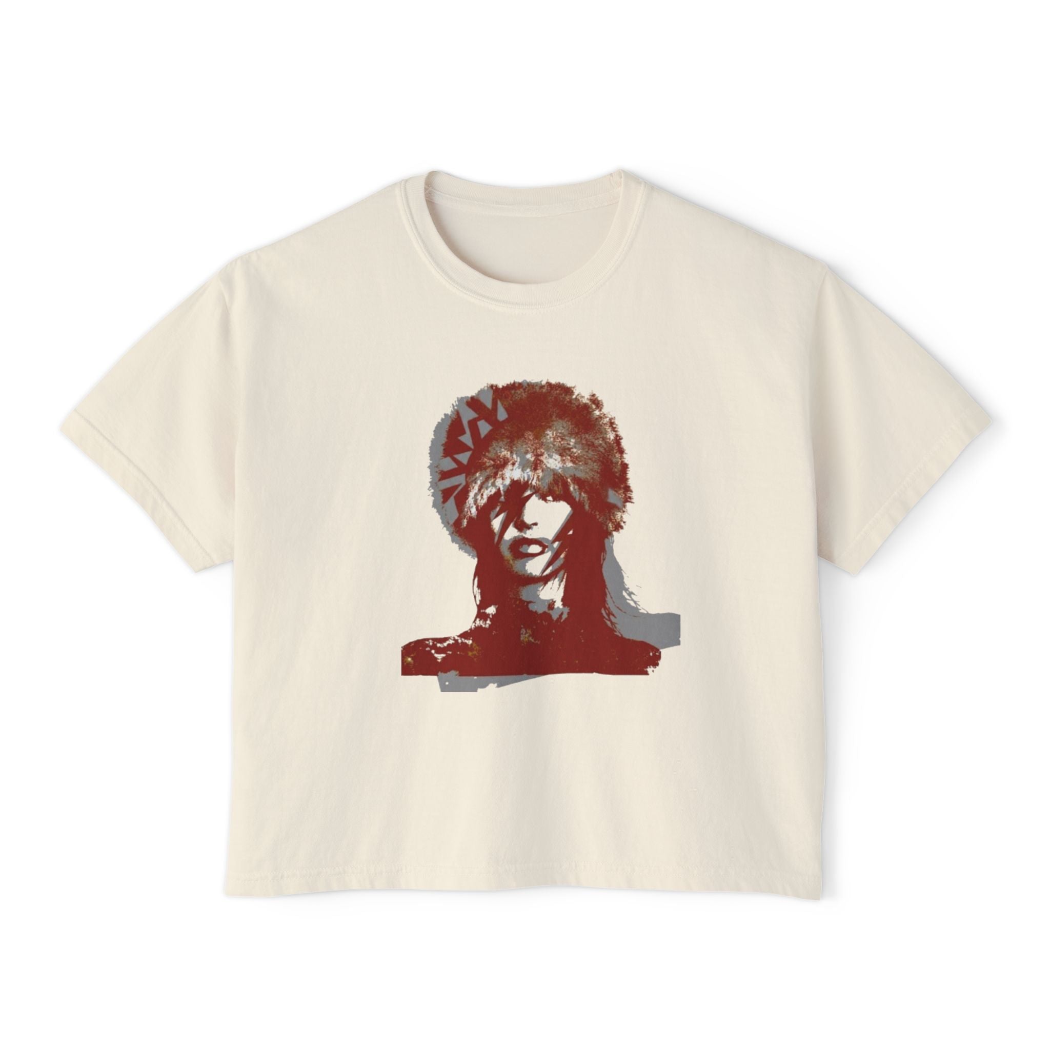 Unisex Grunge Wolf Mask Portrait Tee | Star Cross Back Print