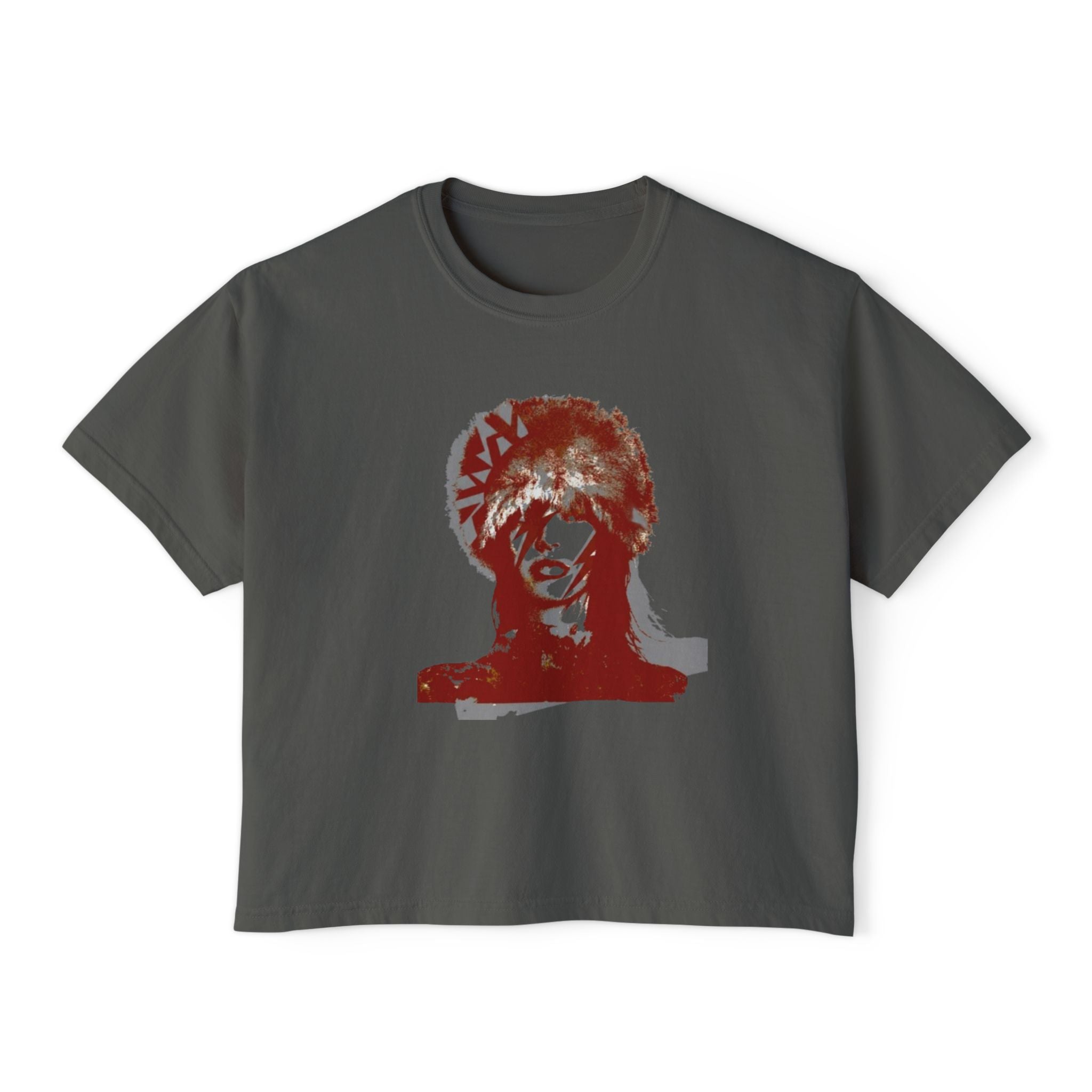 Unisex Grunge Wolf Mask Portrait Tee | Star Cross Back Print